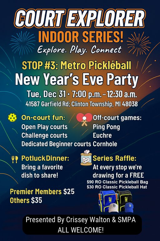 New Years Eve Court Explorer Mixer